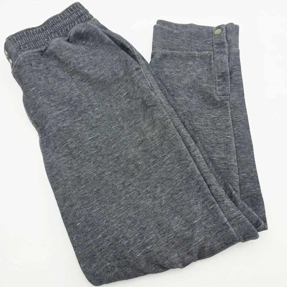 Nike Air Jordan Pants Men's Size Large Charcoal Gray‎ Snap Buttons 632074-032